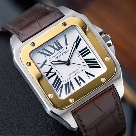 2 tone cartier|cartier de santos two tone.